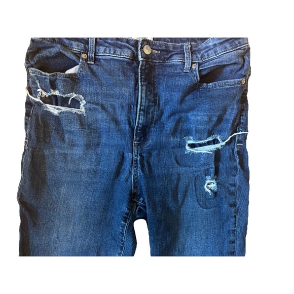 Tommy Hilfiger Women's Straight Leg Jeans - Blue - Picture 2 of 8